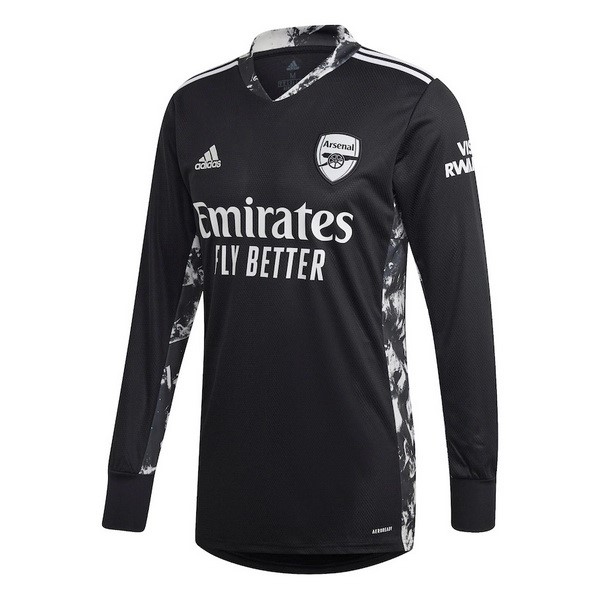 Tailandia Camiseta Arsenal Primera ML Portero 2020-2021 Negro